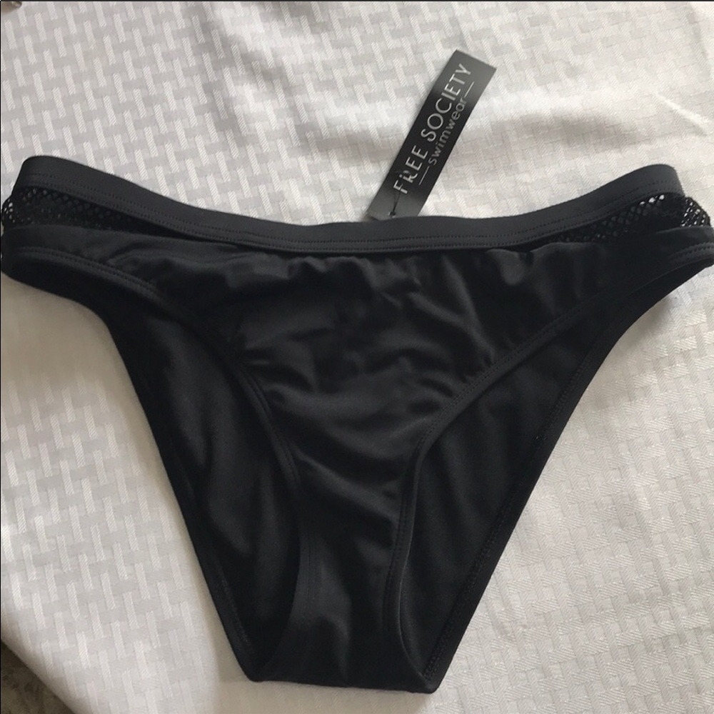 NWT Black Bikini bottom